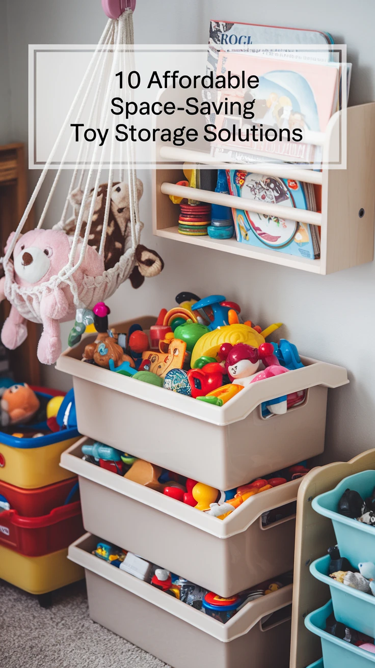 10 Affordable Space-Saving Toy Storage Solutions