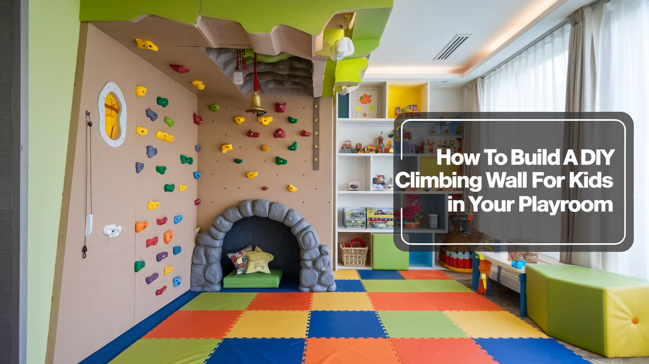 How to Build a DIY Climbing Wall for Kids in Your Playroom