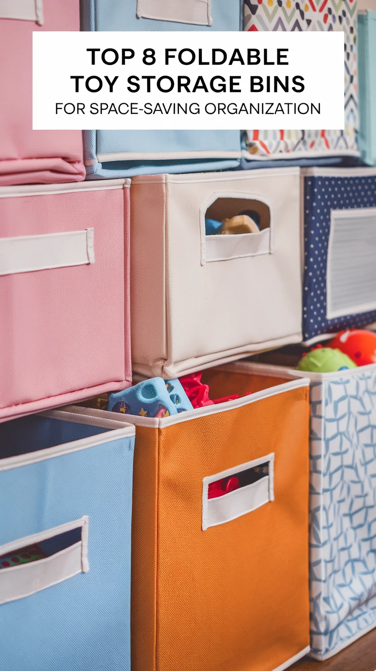 Top 8 Foldable Toy Storage Bins for Space-Saving Organization