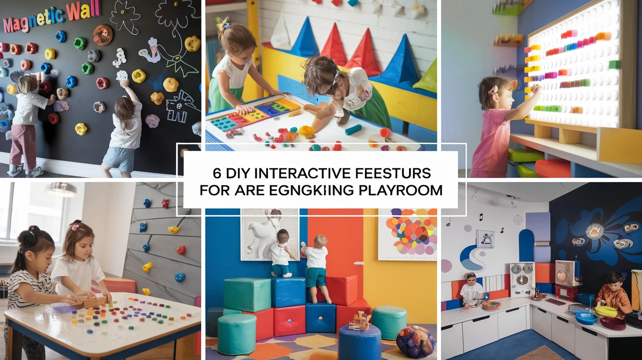 6 DIY Interactive Features for an Engaging Playroom
