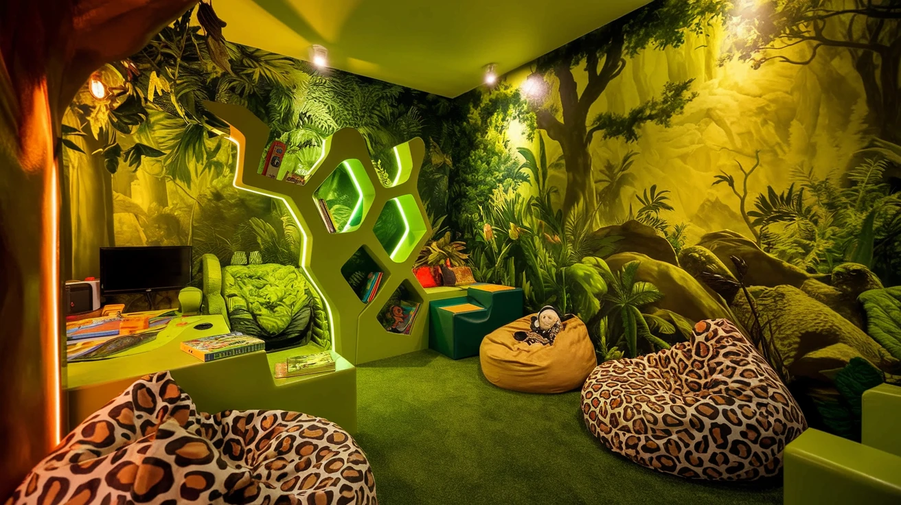 10 Jungle Playroom Ideas to Create a Wild Adventure Space