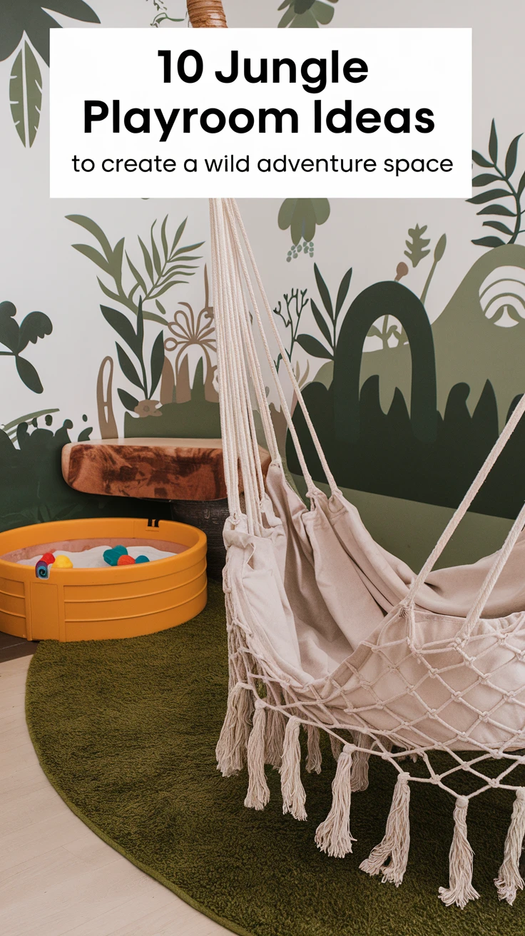 10 Jungle Playroom Ideas to Create a Wild Adventure Space