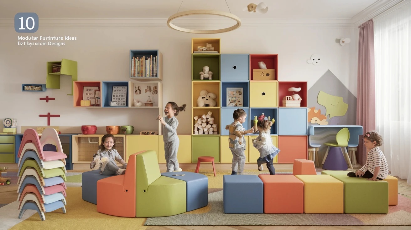 10 Modular Furniture Ideas for Flexible Playroom Designs