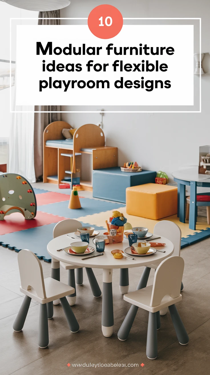 10 Modular Furniture Ideas for Flexible Playroom Designs