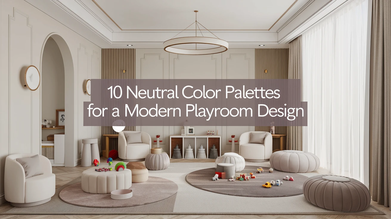 10 Neutral Color Palettes for a Modern Playroom Design