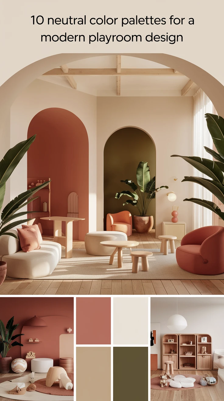 10 Neutral Color Palettes for a Modern Playroom Design