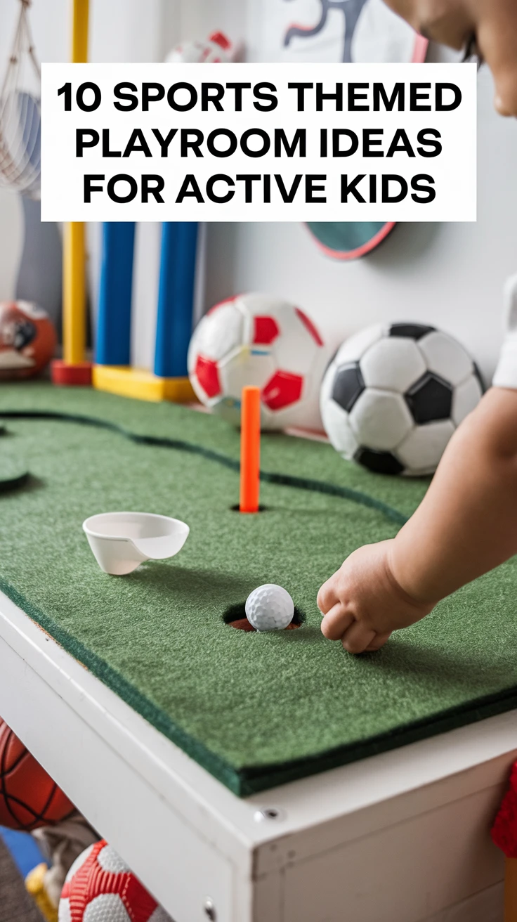 10 Sports Themed Playroom Ideas for Active Kids