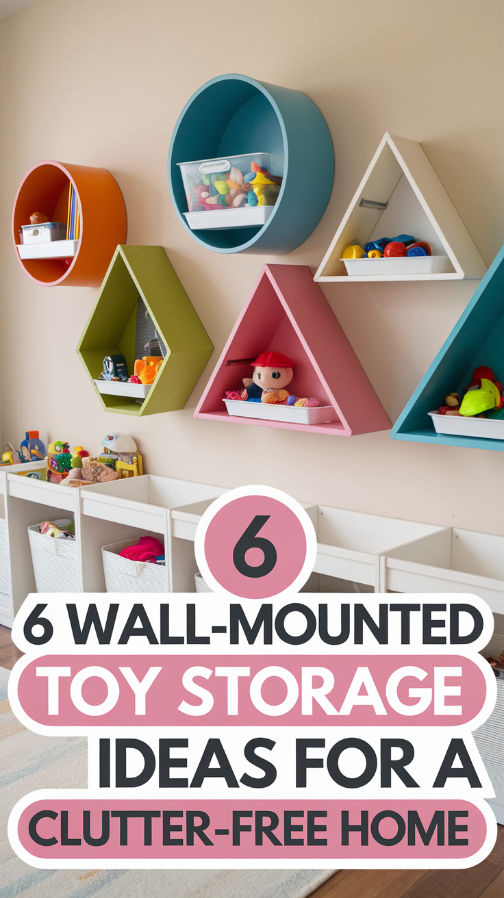 Top 6 Wall-Mounted Toy Storage Ideas for Saving Space