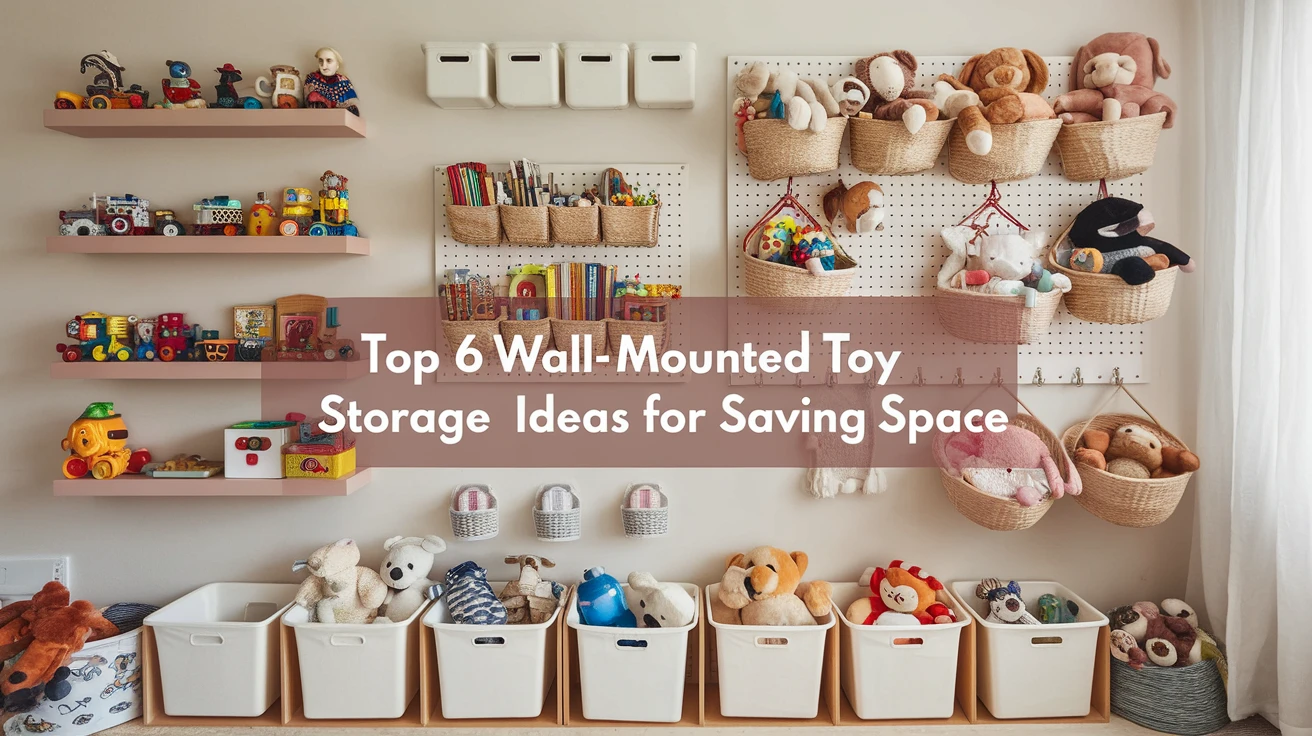 Top 6 Wall-Mounted Toy Storage Ideas for Saving Space