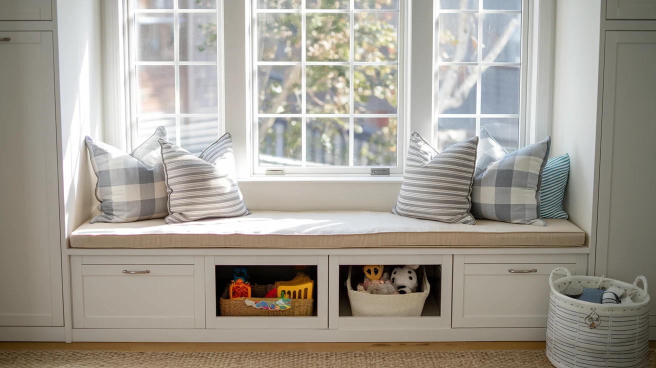 11. Window Seat Storage Bench