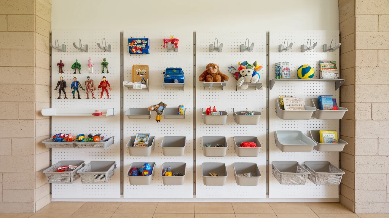 12. Pegboard Wall Organization