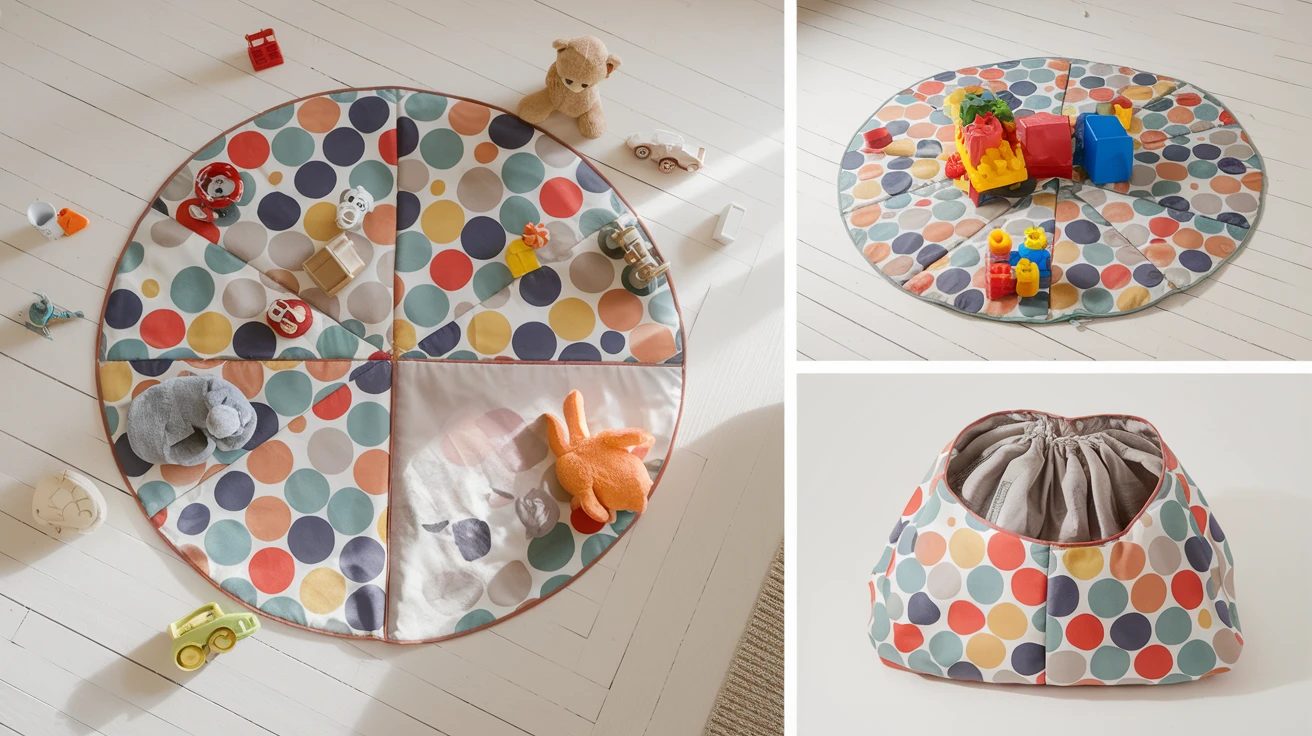 8. Play Mats with Storage