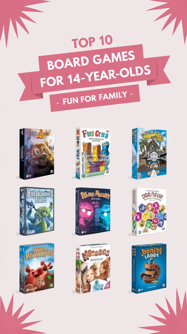 Top 10 Board Games for 14-Year-Olds - Fun for Family 