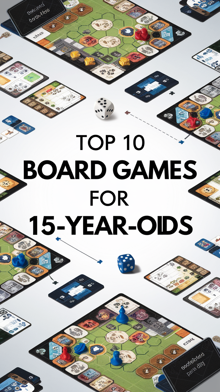 Top 10 Board Games for 15-Year-Olds