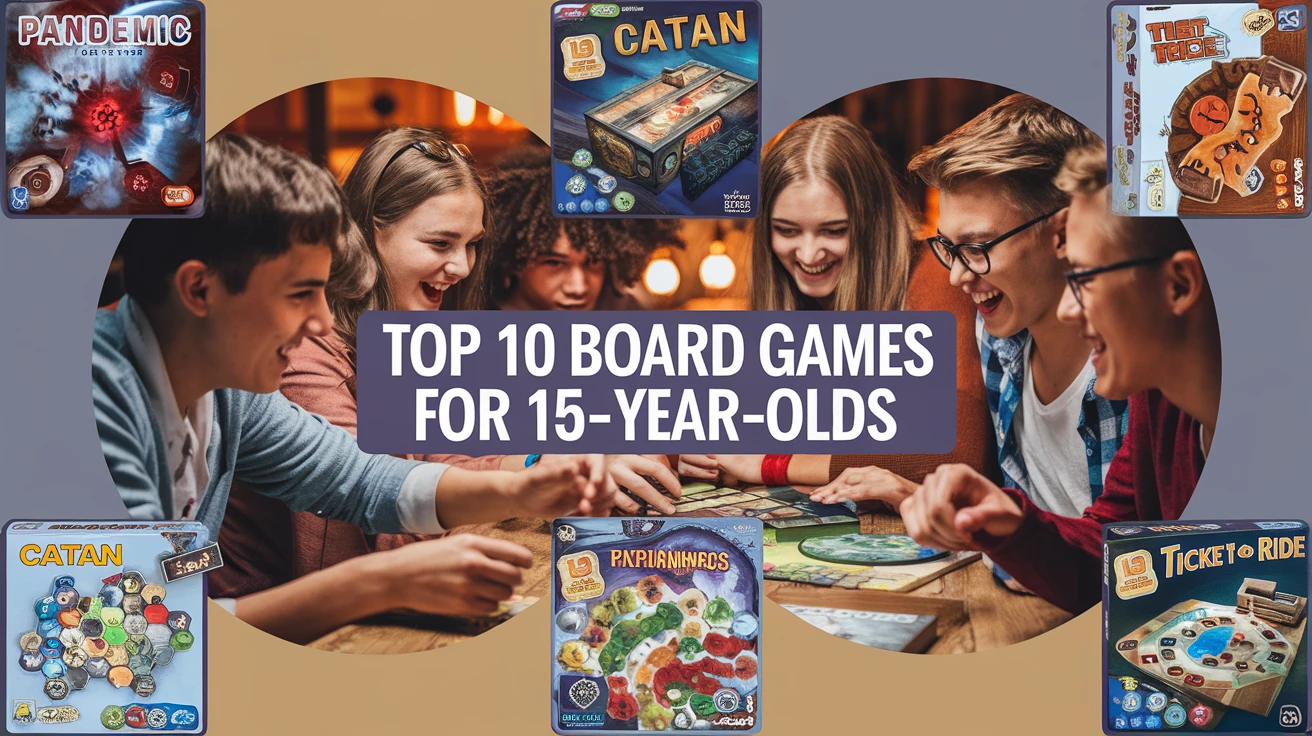 Top 10 Board Games for 15-Year-Olds