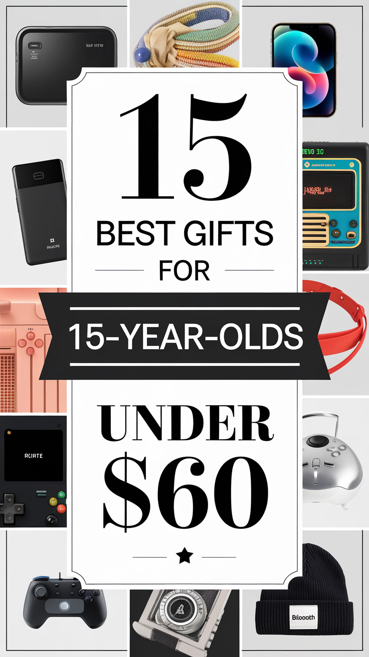 15 Best Gifts for 15-Year-Olds Under $60 - Affordable 