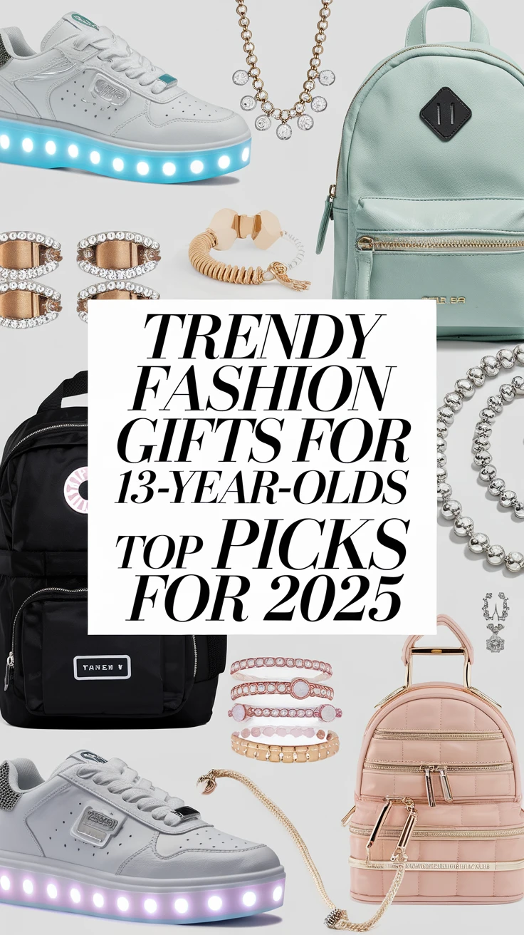 Trendy Fashion Gifts for 13-Year-Olds - Top Picks for 2025