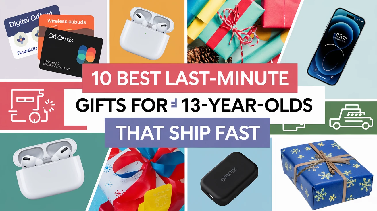 10 Best Last-Minute Gifts for 13-Year-Olds That Ship Fast