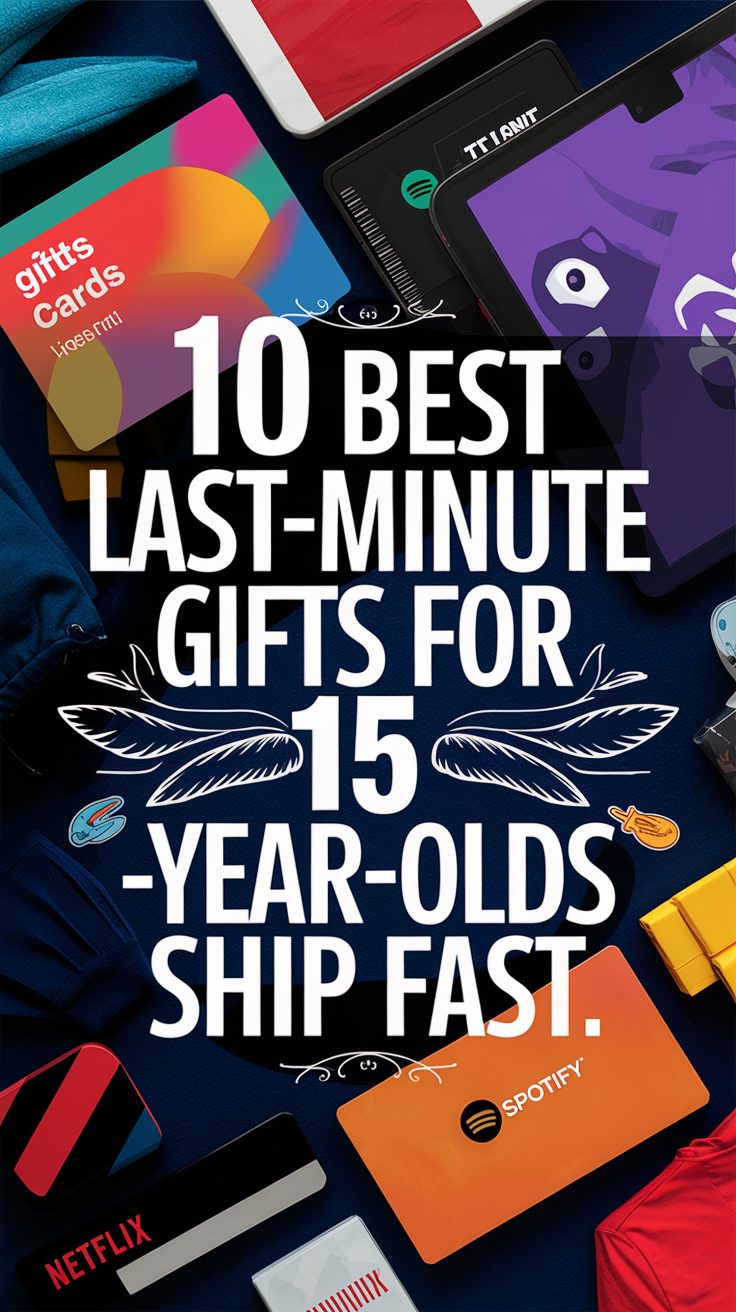 10 Best Last-Minute Gifts for 15-Year-Olds That Ship Fast