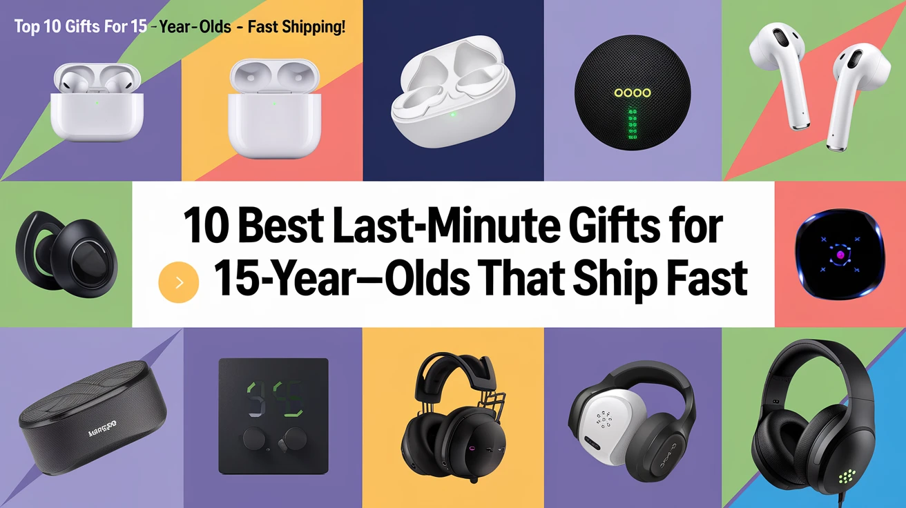 10 Best Last-Minute Gifts for 15-Year-Olds That Ship Fast