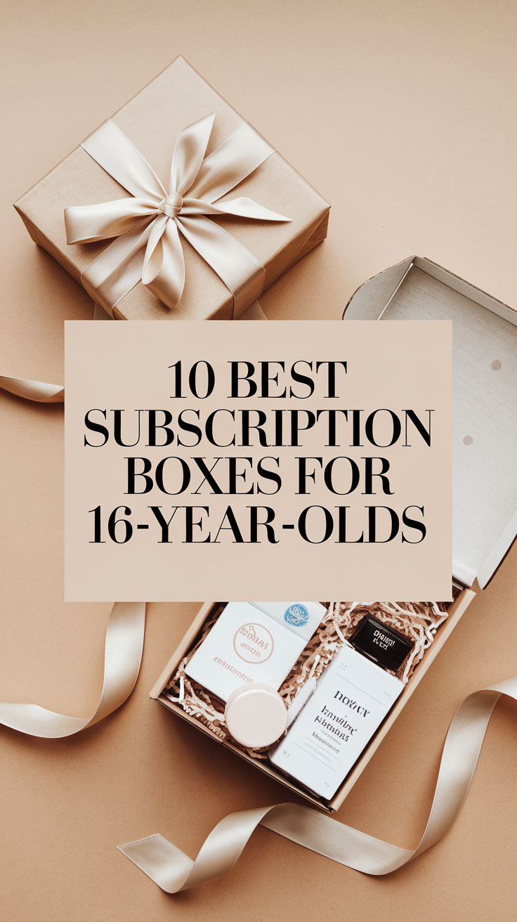 10 Best Subscription Boxes for 16-Year-Olds