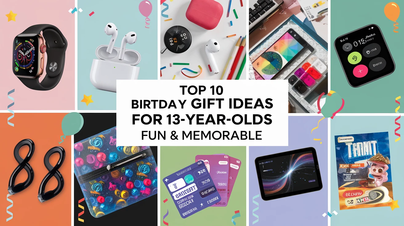 Top 10 Birthday Gift Ideas for 13-Year-Olds - Fun 