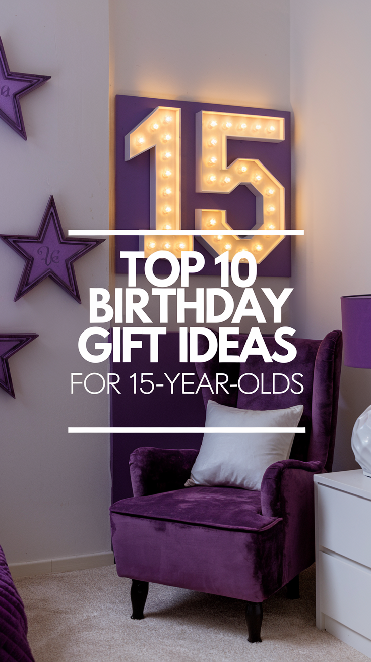 Top 10 Birthday Gift Ideas for 15-Year-Olds - Fun 