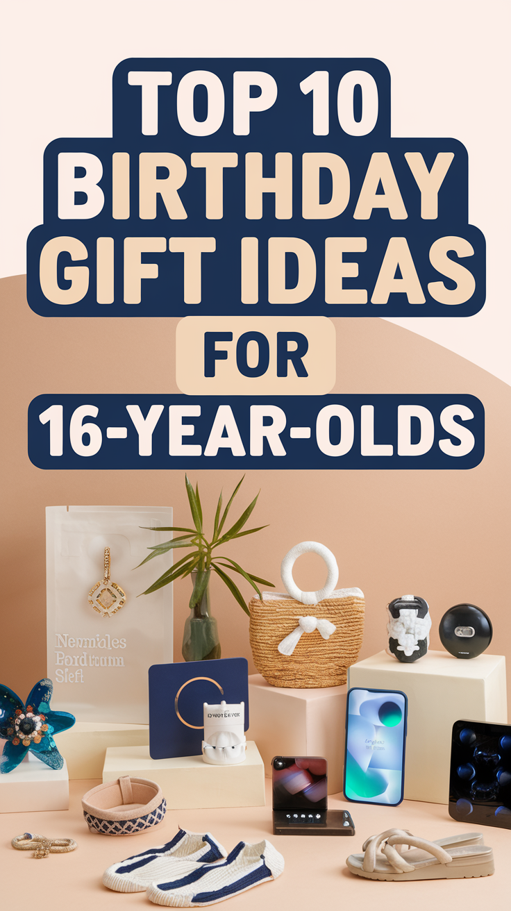 Top 10 Birthday Gift Ideas for 16-Year-Olds