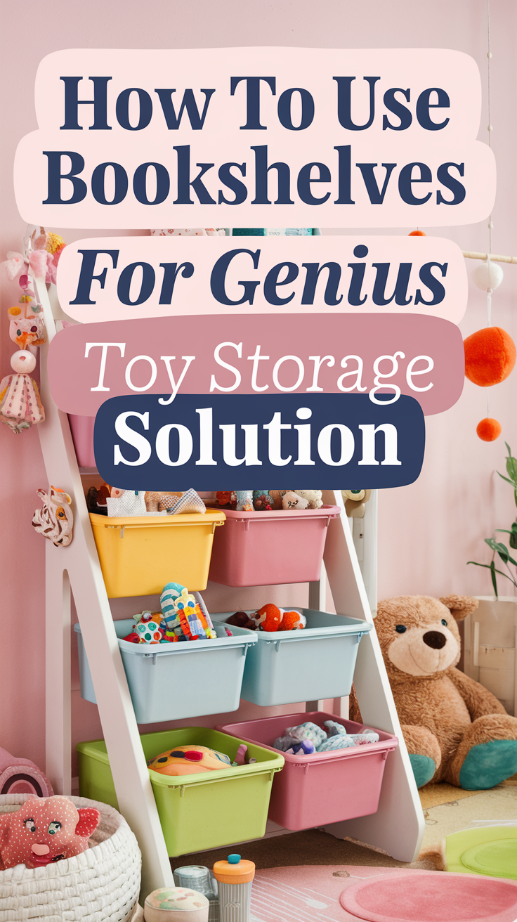 How to Use Bookshelves for Genius Toy Storage in Small Spaces