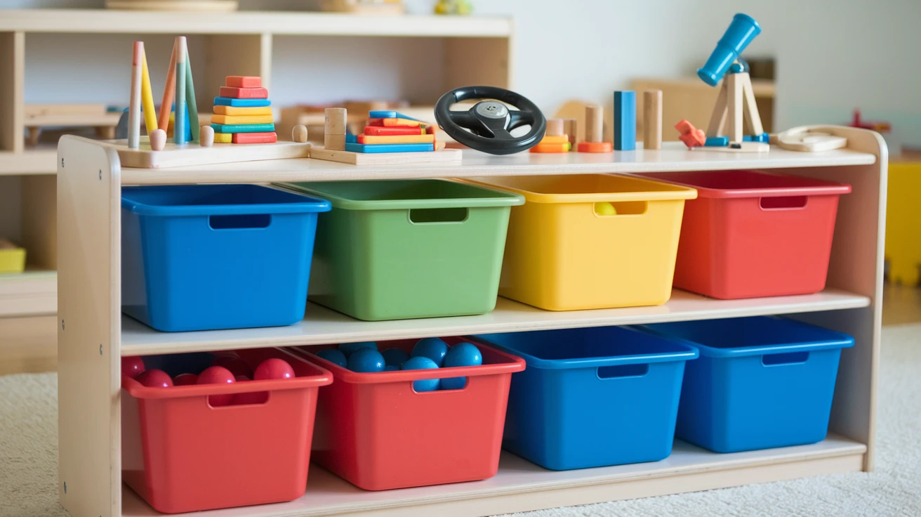 How to Create a Montessori Toy Shelf for Under $30