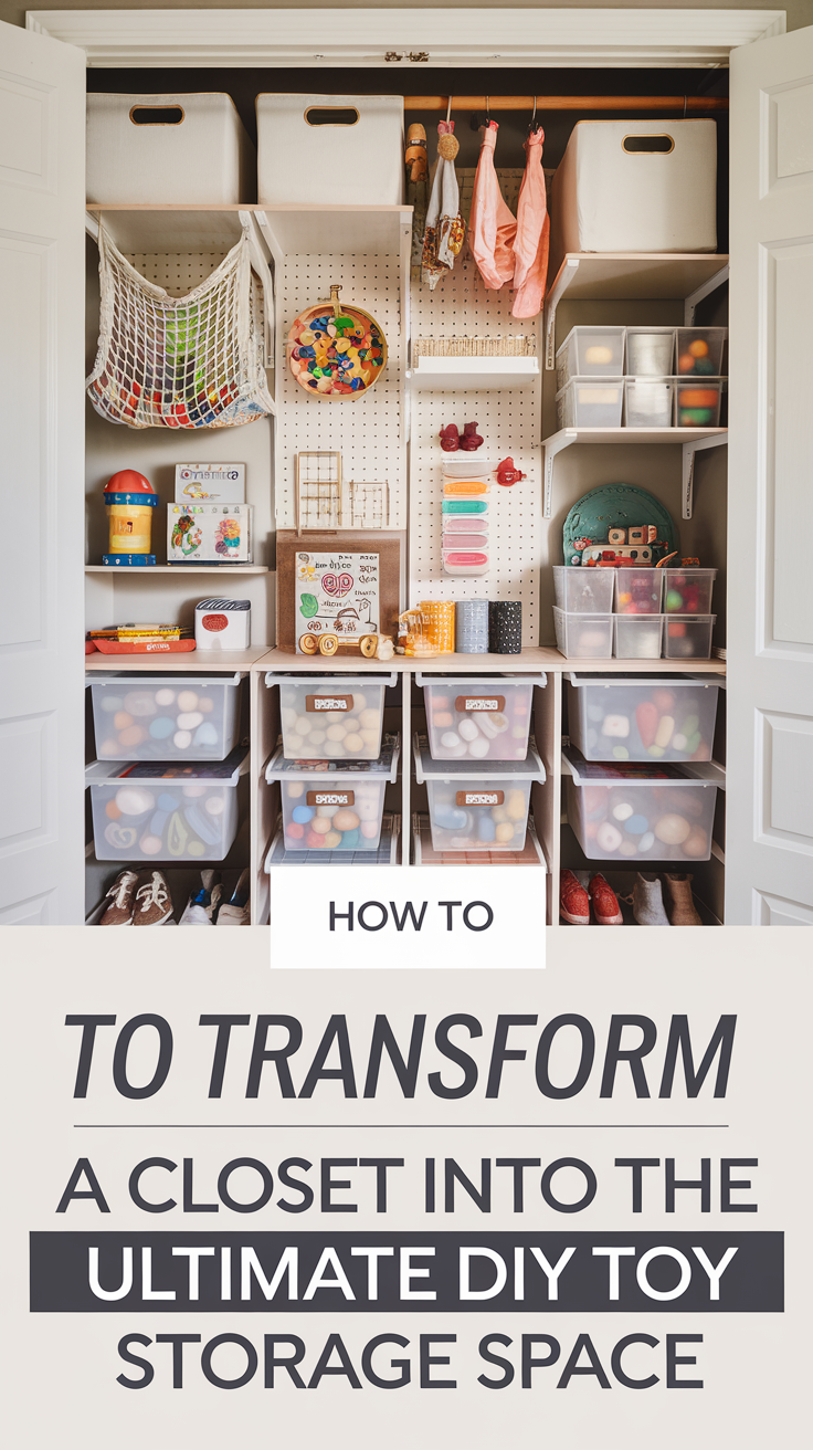 How to Transform a Closet into the Ultimate DIY Toy Storage Space