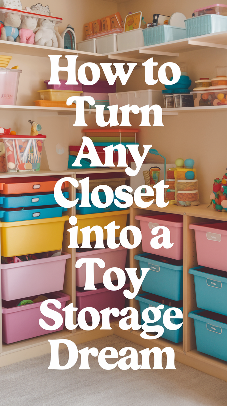 How to Turn Any Closet Into a Toy Storage Dream