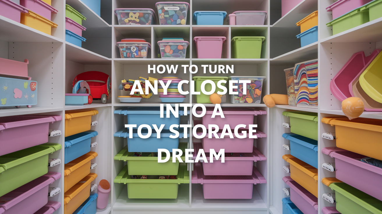 How to Turn Any Closet Into a Toy Storage Dream