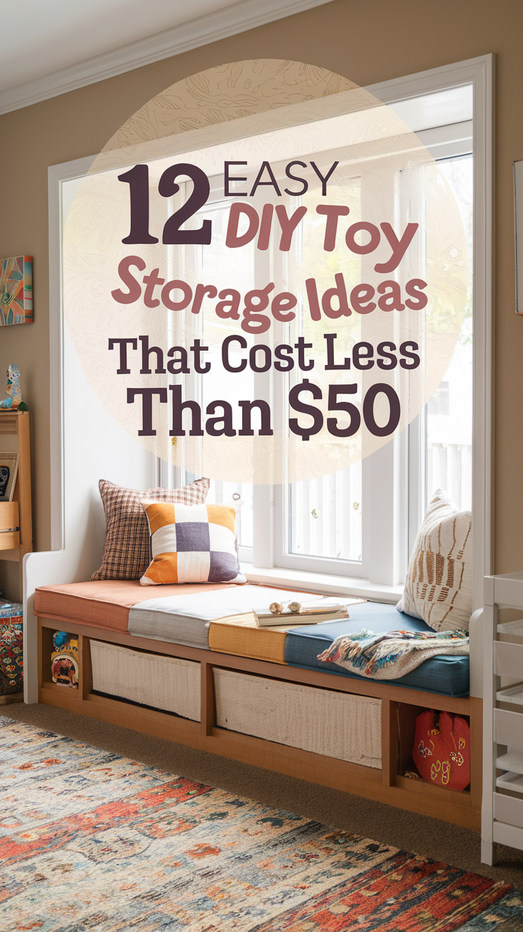 12 Easy DIY Toy Storage Ideas That Cost Less Than $50