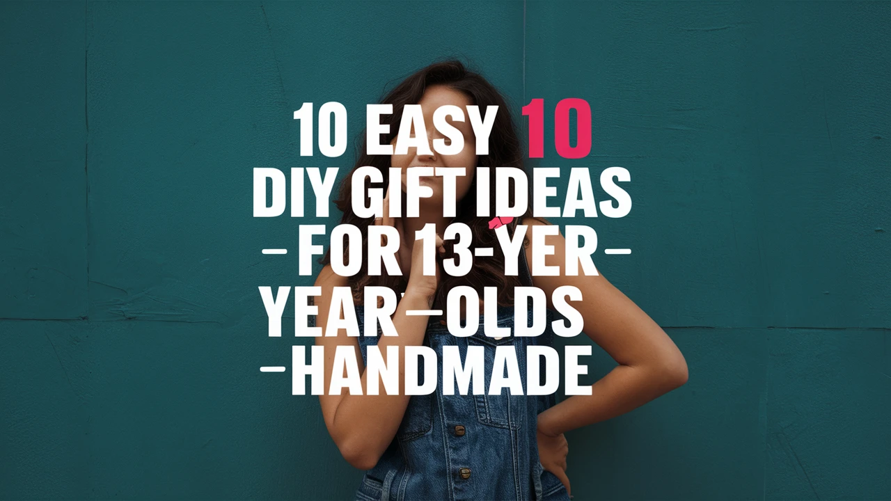 10 Easy DIY Gift Ideas for 13-Year-Olds - Handmade 
