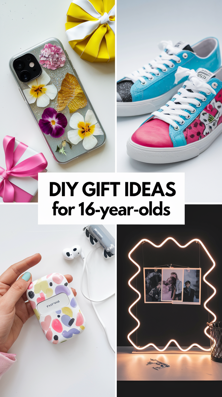 10 Easy DIY Gift Ideas for 16-Year-Olds - Handmade 