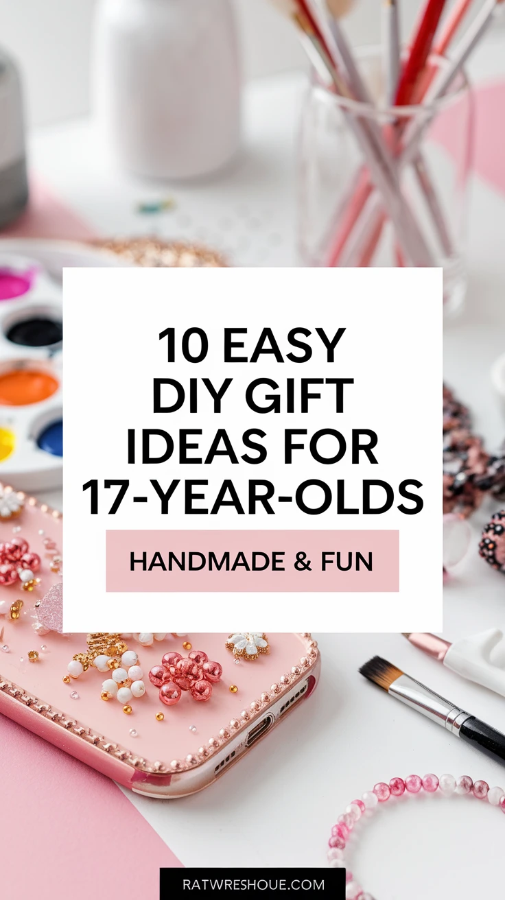 10 Easy DIY Gift Ideas for 17-Year-Olds - Handmade 