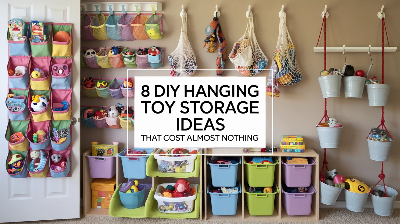 8 DIY Hanging Toy Storage Ideas That Cost Almost Nothing