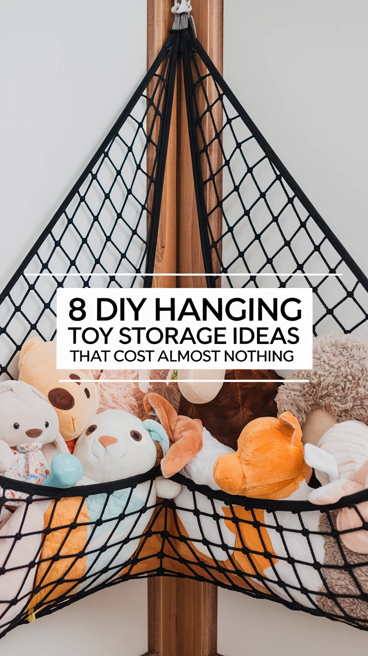 8 DIY Hanging Toy Storage Ideas That Cost Almost Nothing