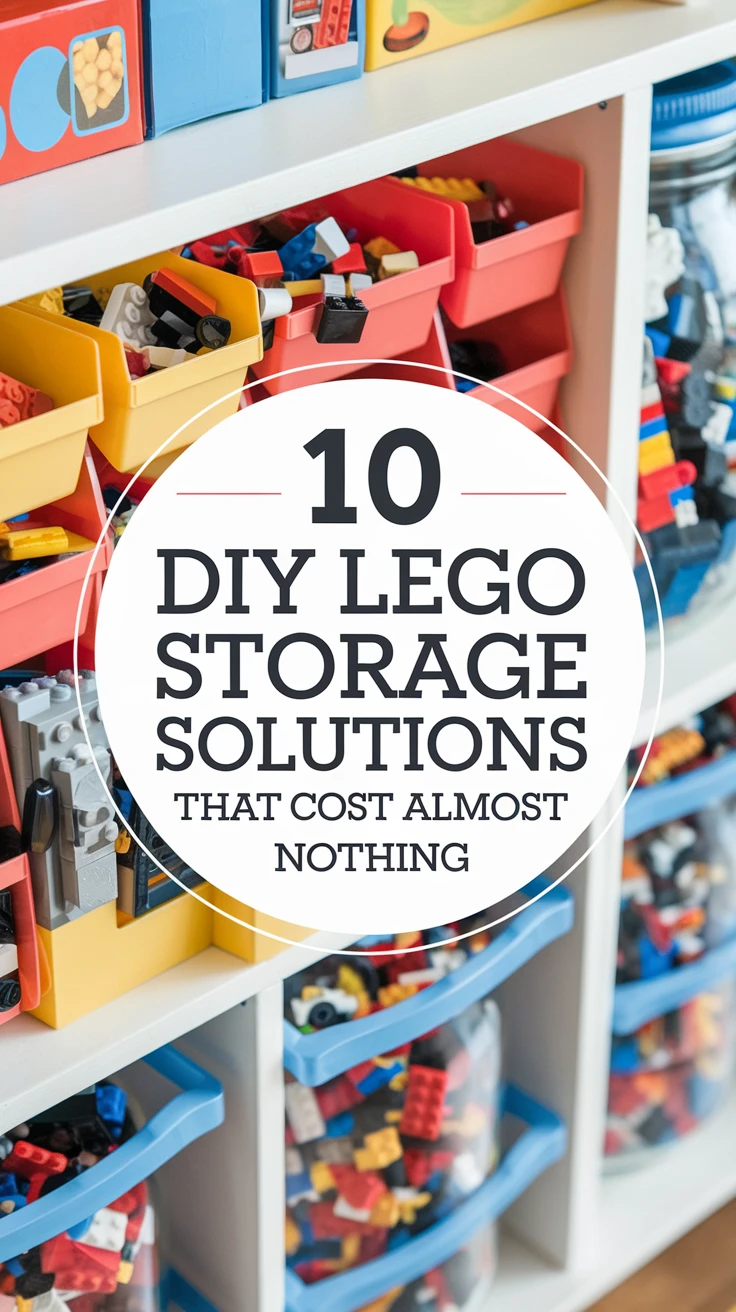 10 DIY LEGO Storage Solutions That Cost Almost Nothing
