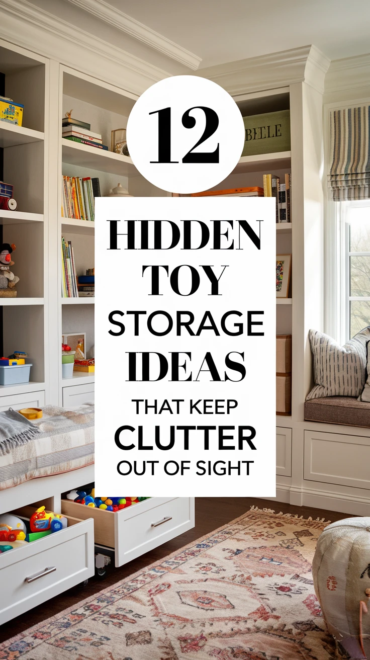 12 Hidden Toy Storage Ideas That Keep Clutter Out of Sight