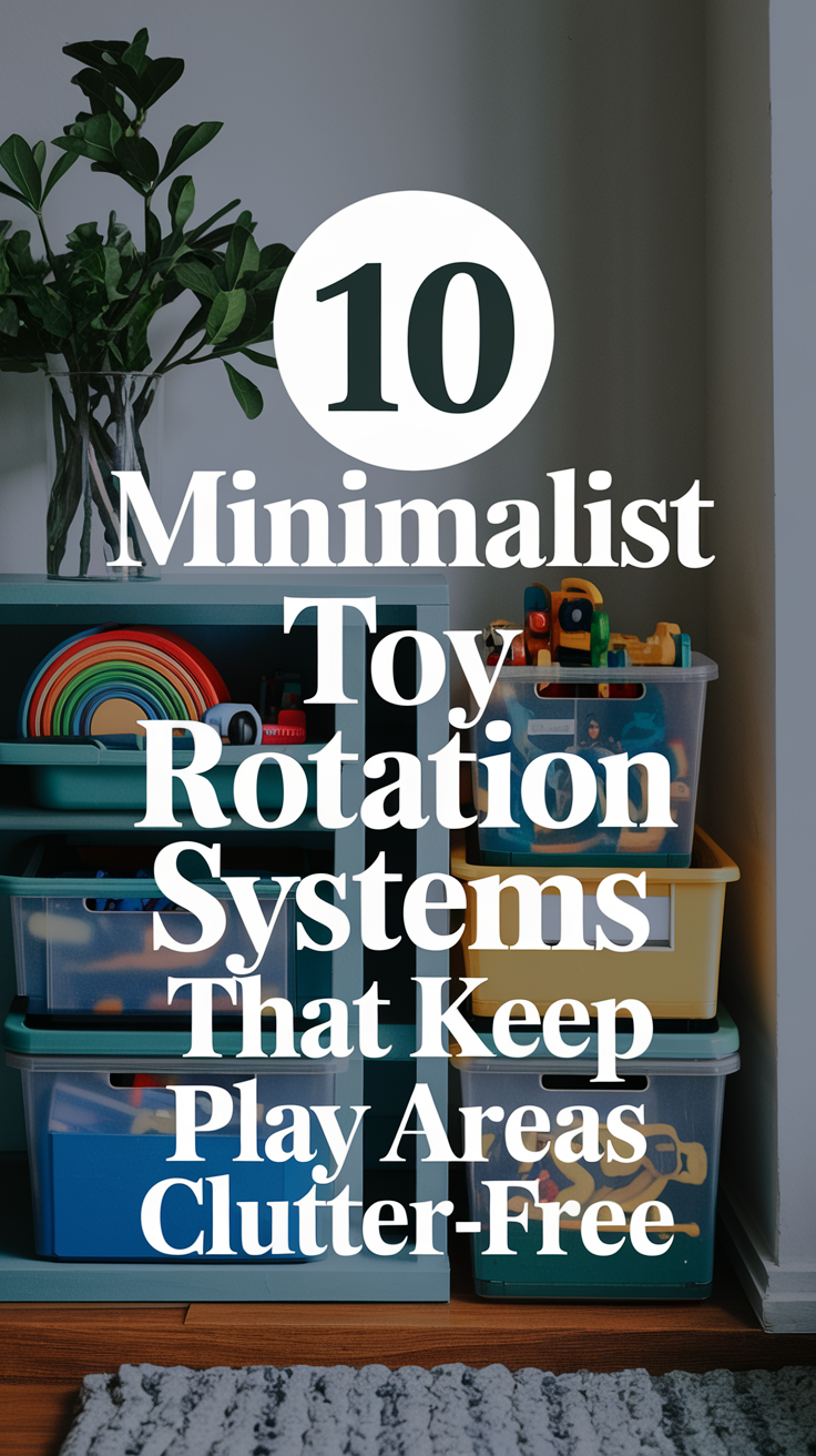 10 Minimalist Toy Rotation Systems That Keep Play Areas Clutter-Free