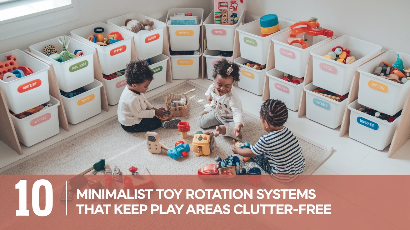 10 Minimalist Toy Rotation Systems That Keep Play Areas Clutter-Free
