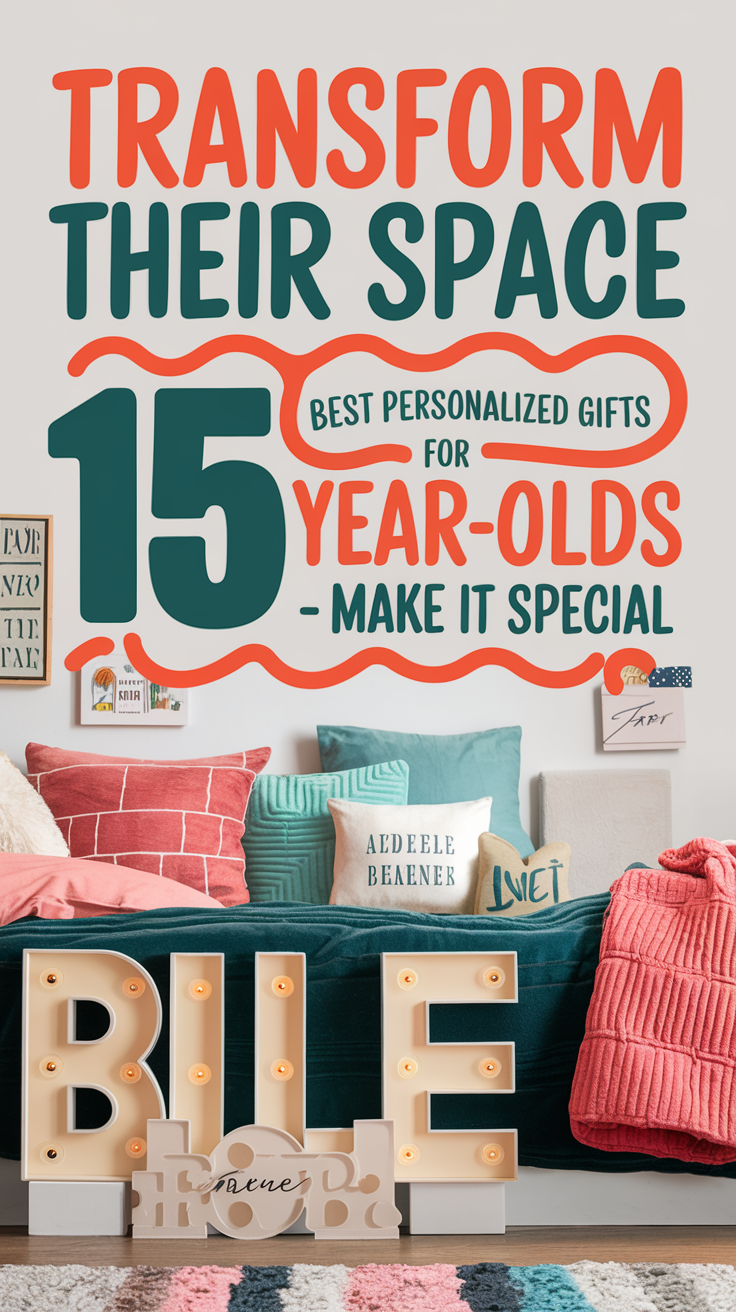 10 Best Personalized Gifts for 15-Year-Olds - Make It Special
