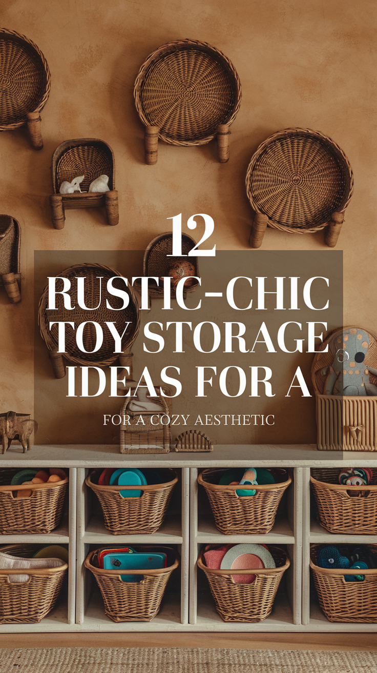 12 Rustic-Chic Toy Storage Ideas for a Cozy Aesthetic 