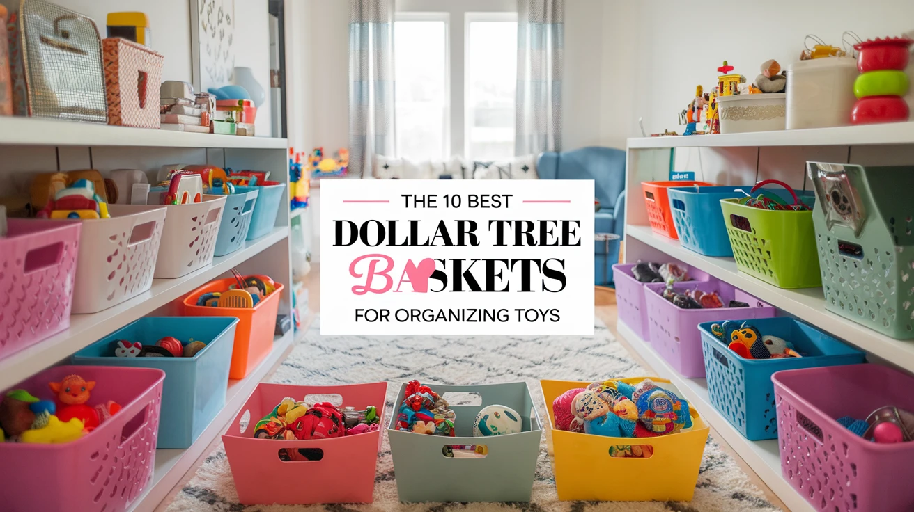 The 10 Best Dollar Tree Baskets for Organizing Toys