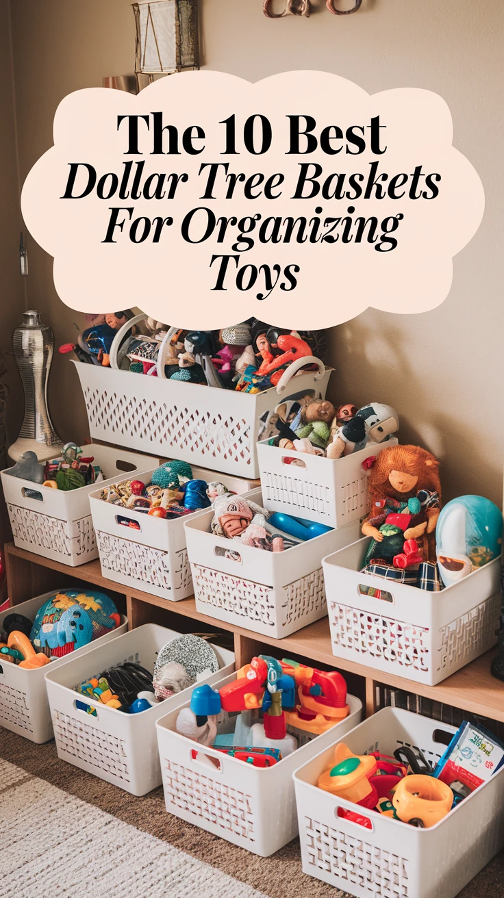 The 10 Best Dollar Tree Baskets for Organizing Toys