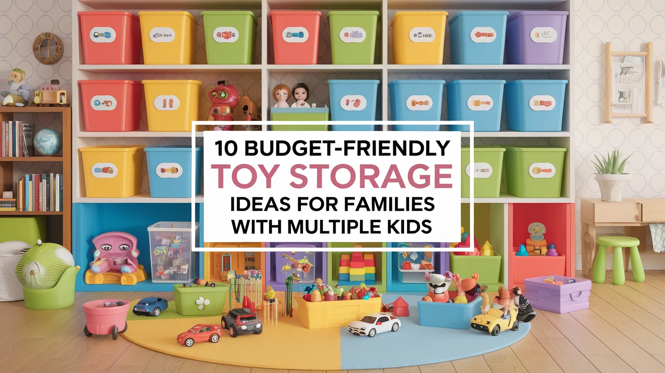 10 Budget-Friendly Toy Storage Ideas for Families with Multiple Kids