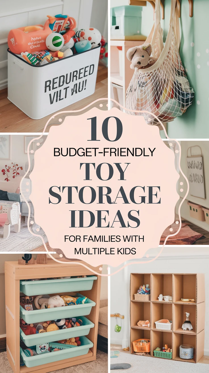 10 Budget-Friendly Toy Storage Ideas for Families with Multiple Kids