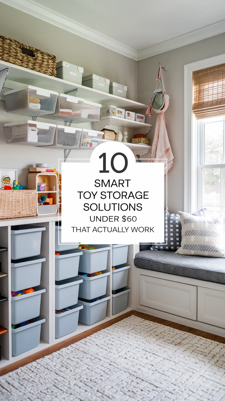10 Smart Toy Storage Solutions Under $60 That Actually Work